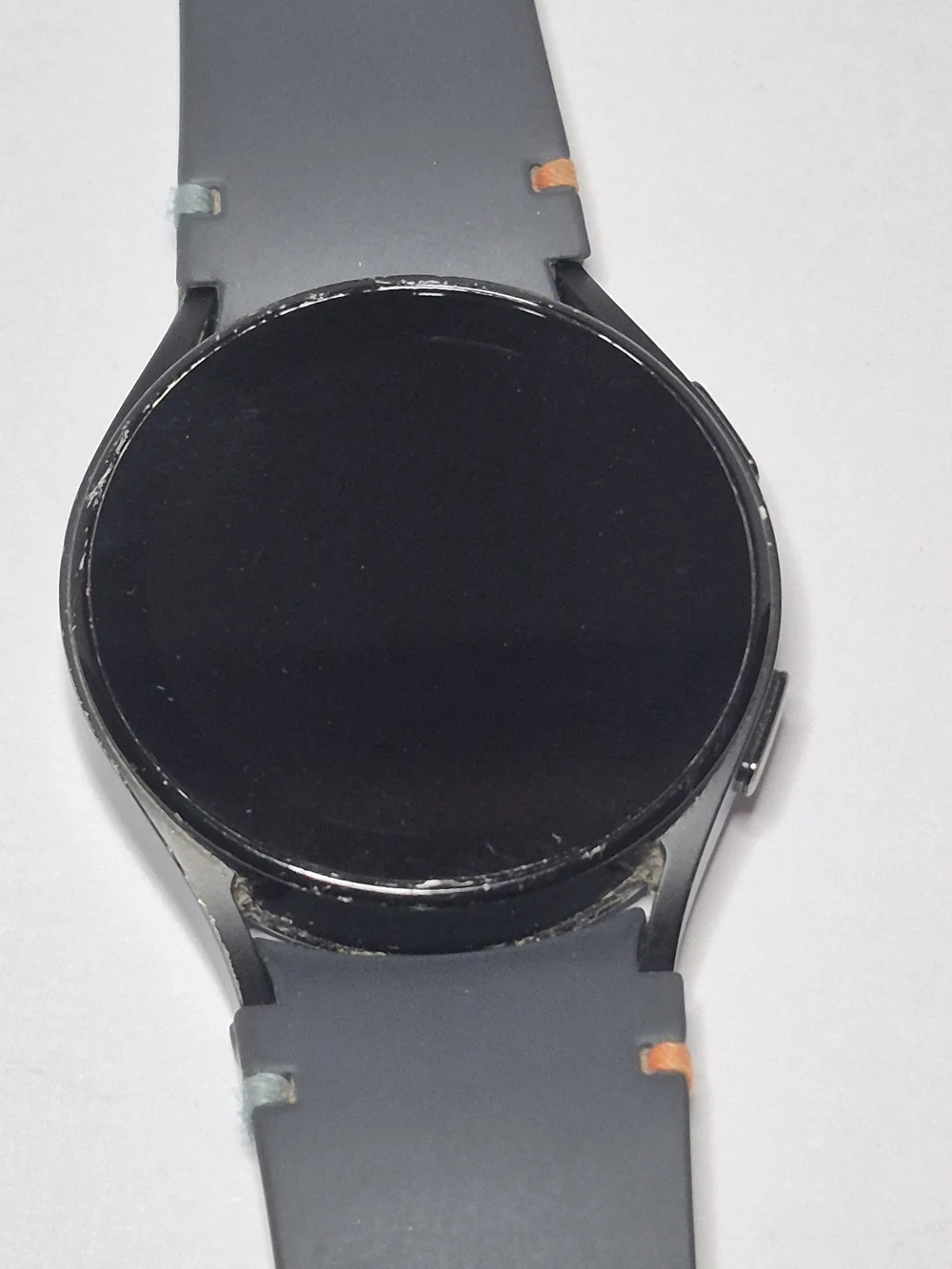 Black Samsung FE Smartwatch with Silicone Band